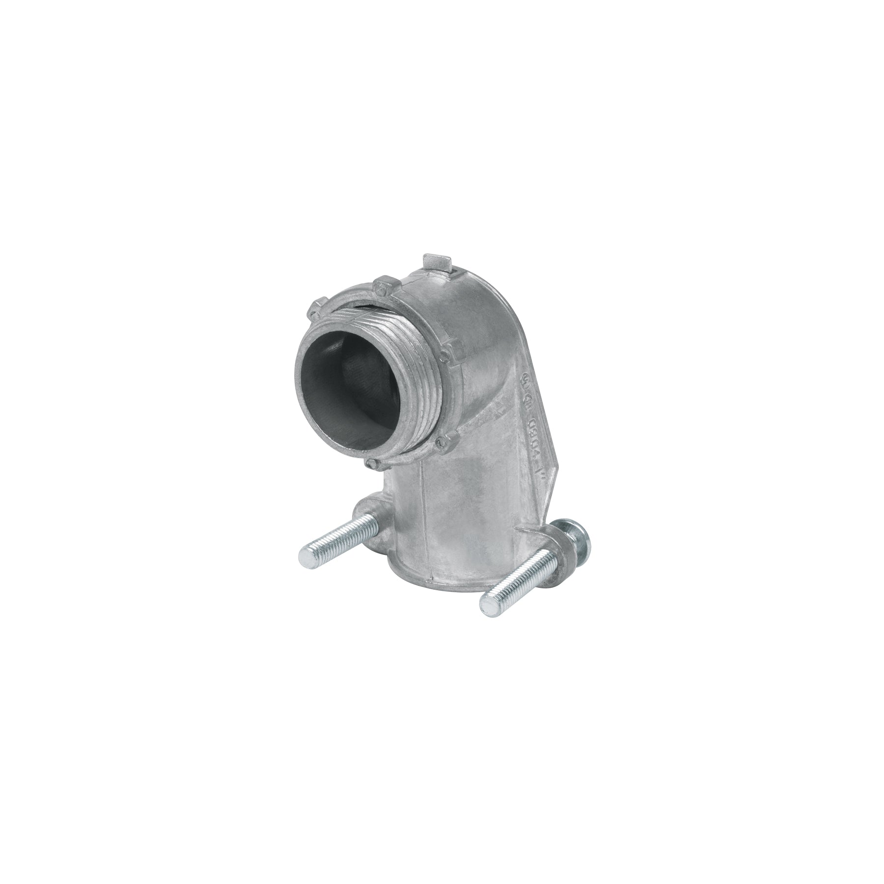 Conector tubo flexible 1" curvo, Volteck