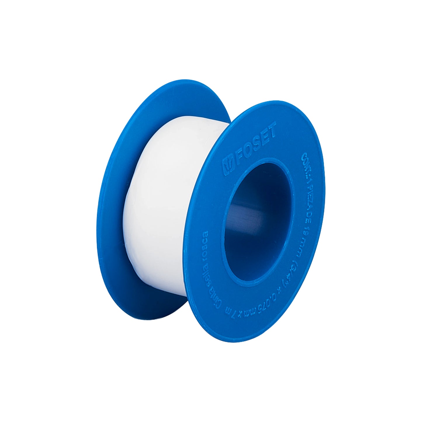 Cinta sella roscas 3/4' x 7 m, uso general, Foset
