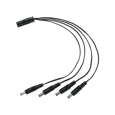 Cable Divisor de Energía tipo Pulpo 1 a 4 para CCTV, Volteck