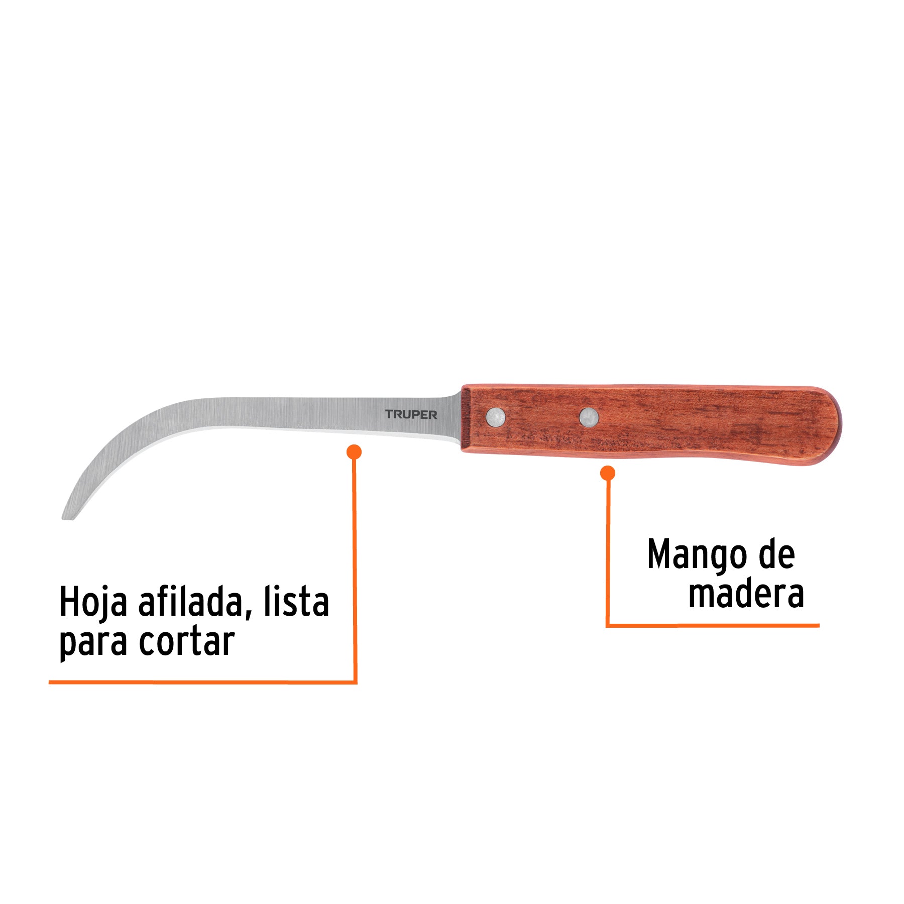 Cuchillo bananero 5', Truper