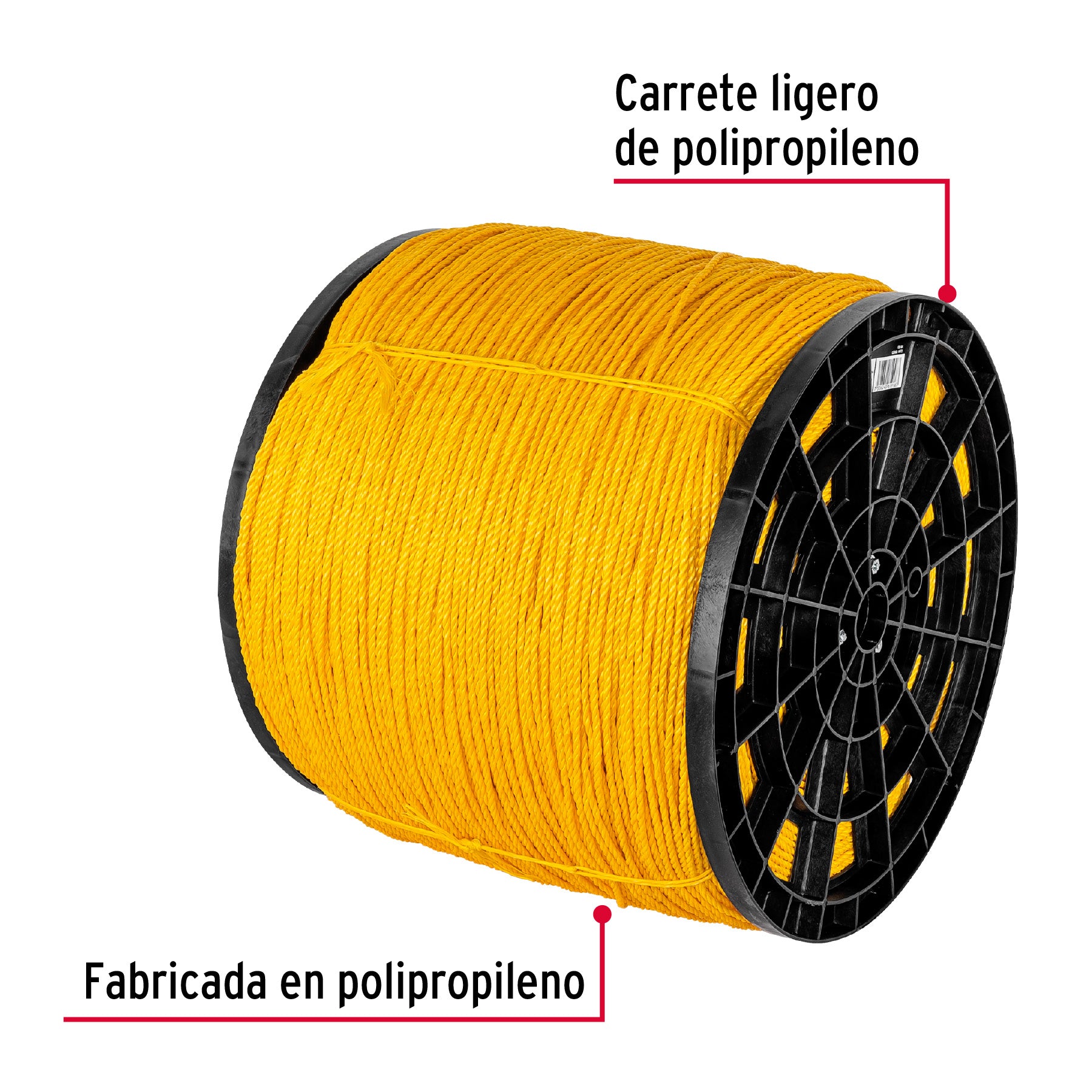 Cuerda de polipropileno de 4mm