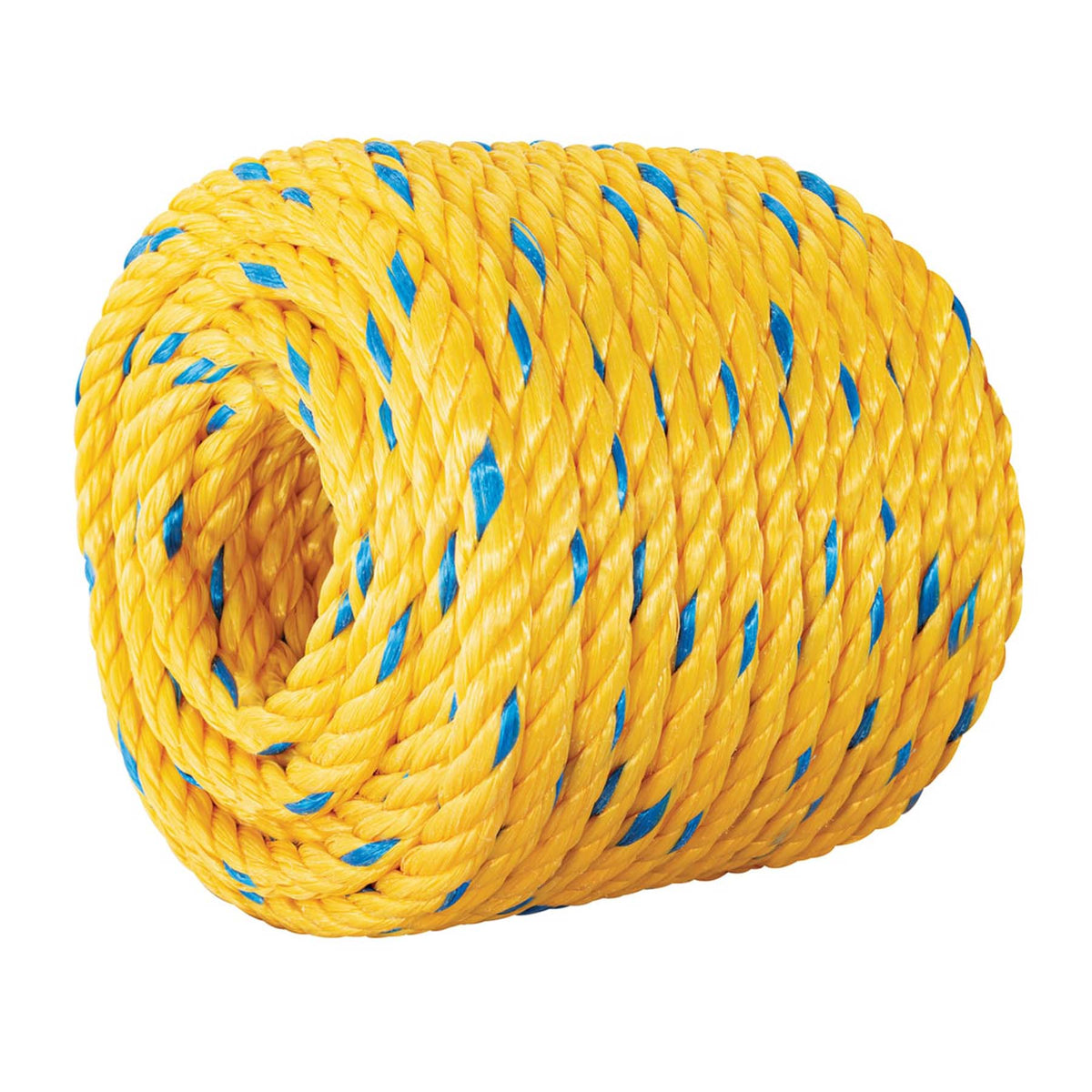 Cuerda torcida de polipropileno, amarilla, 10mm, 22m SUSTITUTO 40186