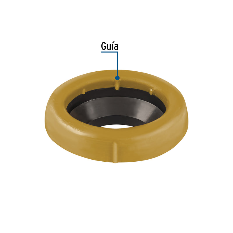 Cuello de cera con guía para WC, 170 g