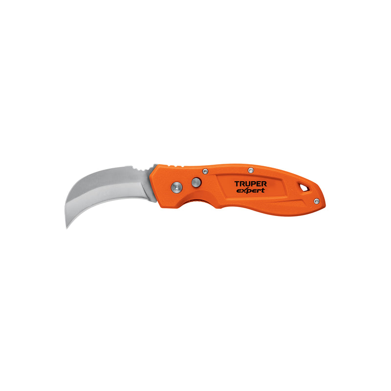Cuchillo abatible para linóleo, 7", Truper Expert
