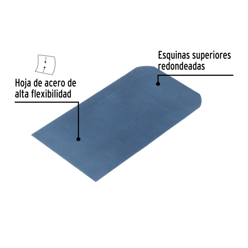 Cuña de 4 X 3", sin mango, Pretul, bolsa 20 piezas