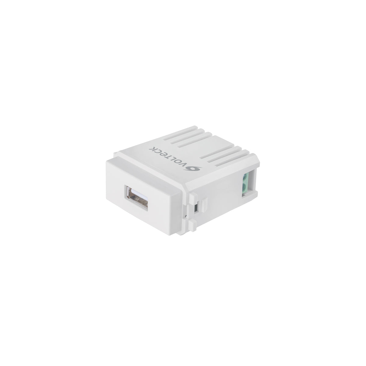 Módulo puerto USB, línea Italiana, color blanco