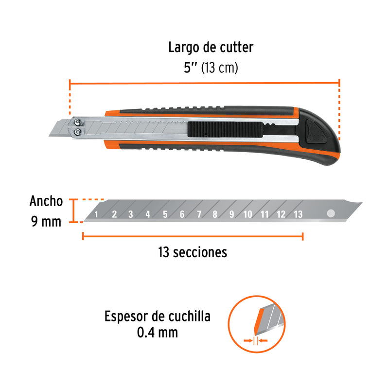 Cutter 5" con grip