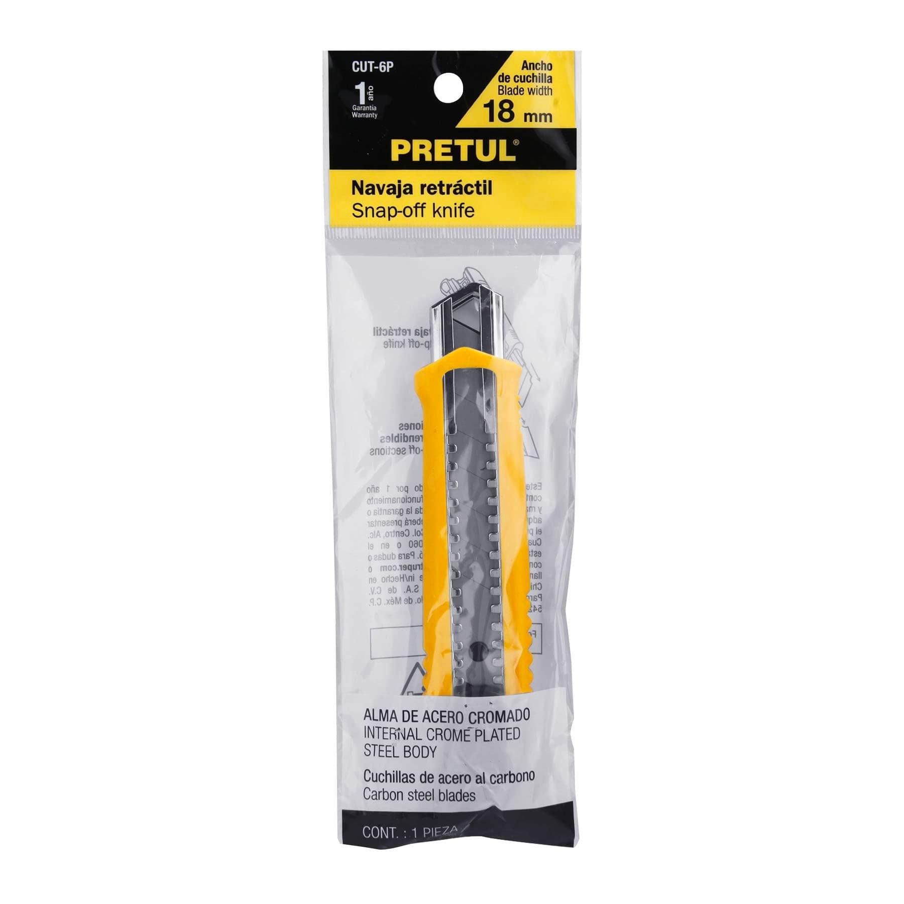 Cutter 6", alma metálica, Pretul