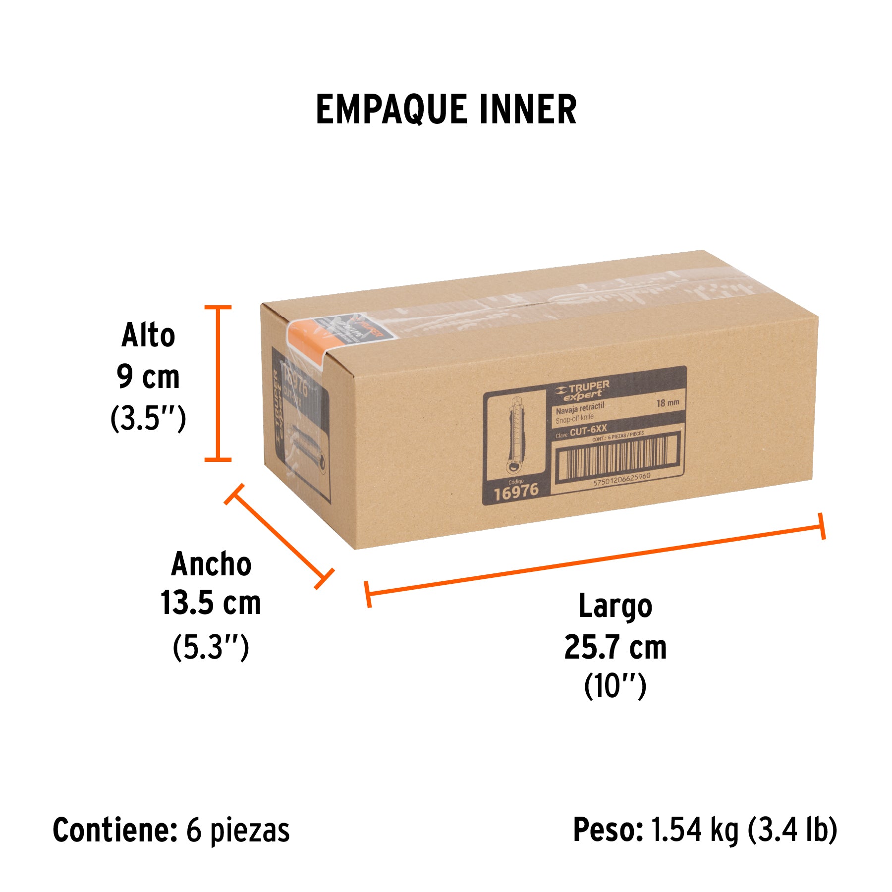 Cutter 6" reforzado