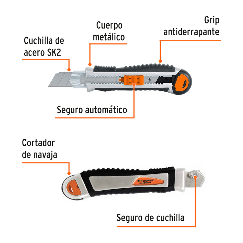 Cutter cuchilla de 25 mm, reforzado