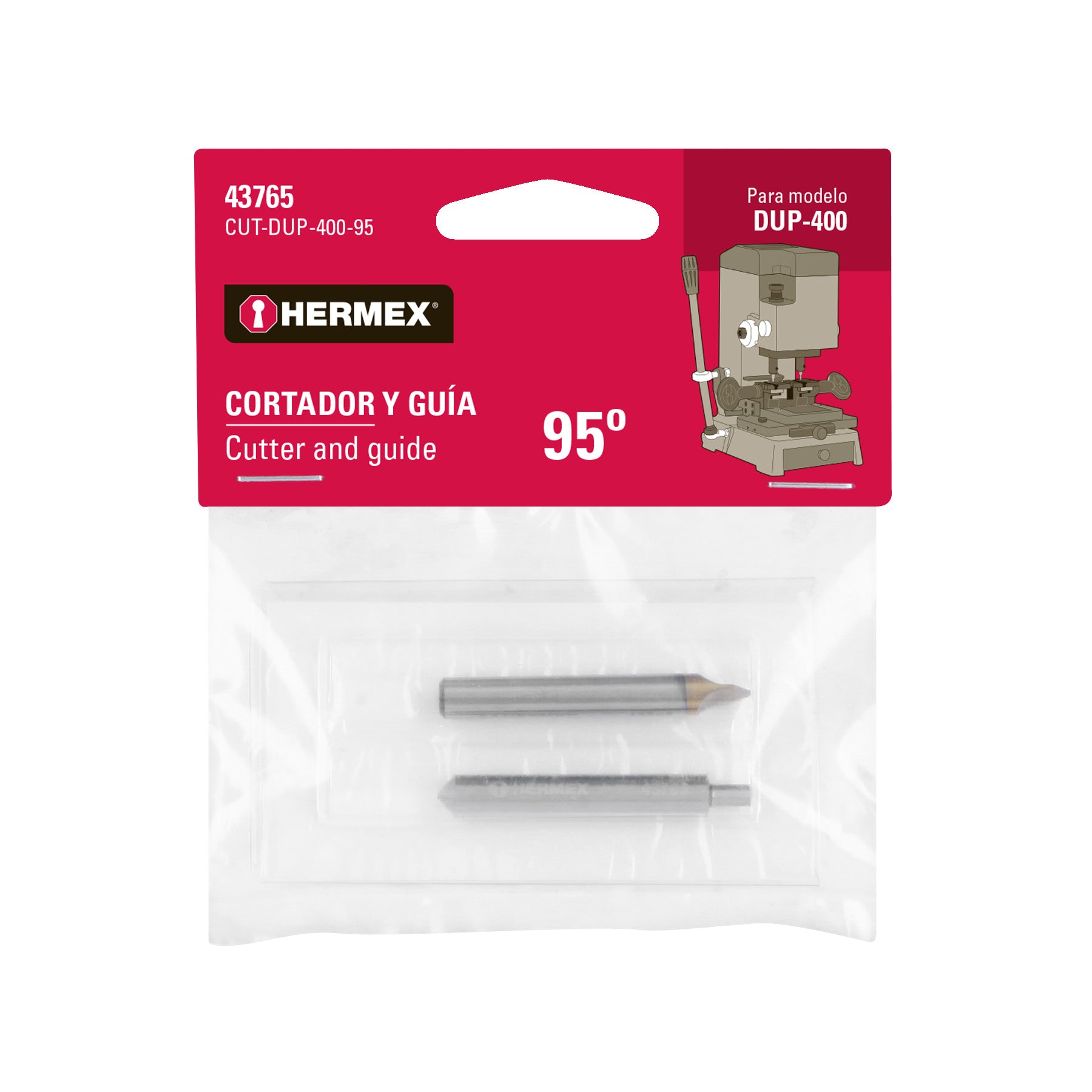 Cortador y guia para DUP-400 95 mm