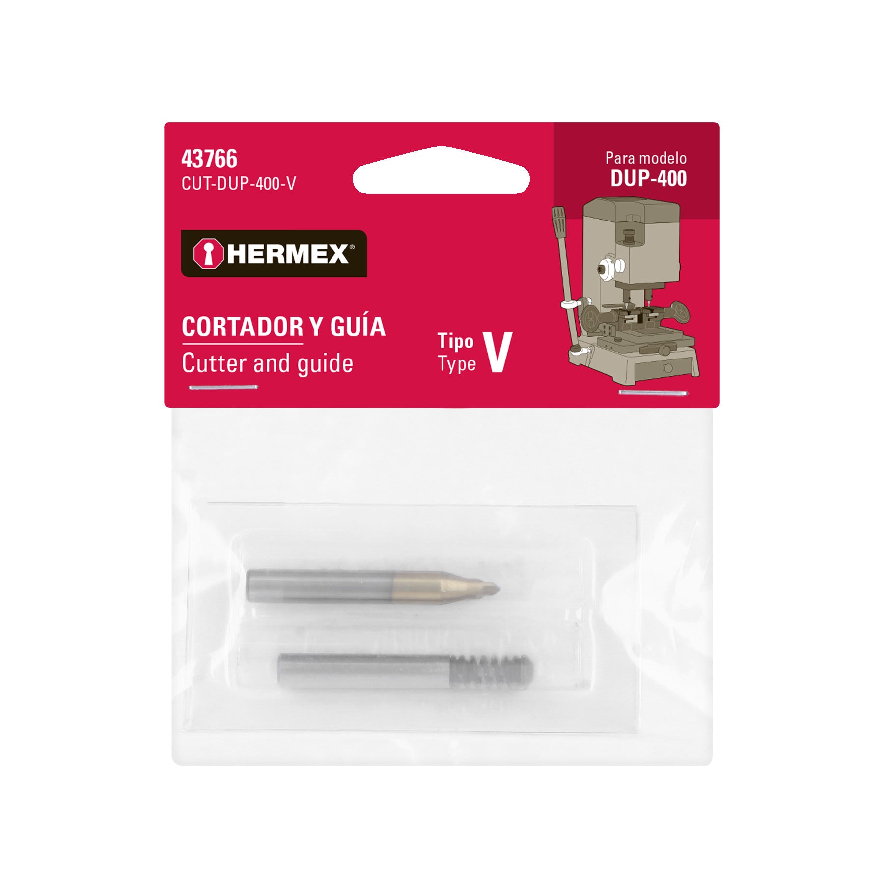 Cortador y guia para DUP-400 V