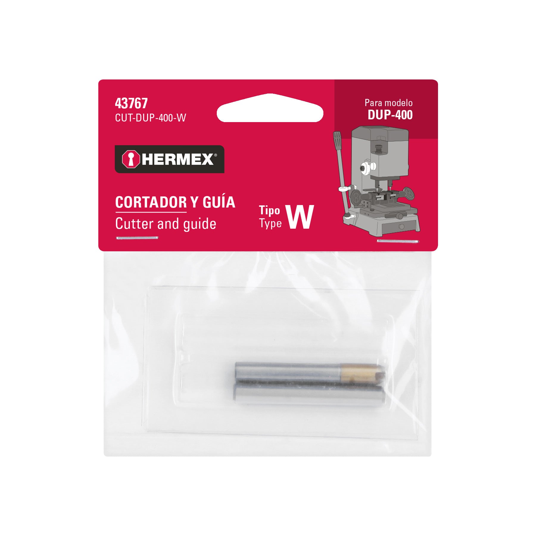 Cortador y guia para DUP-400 W