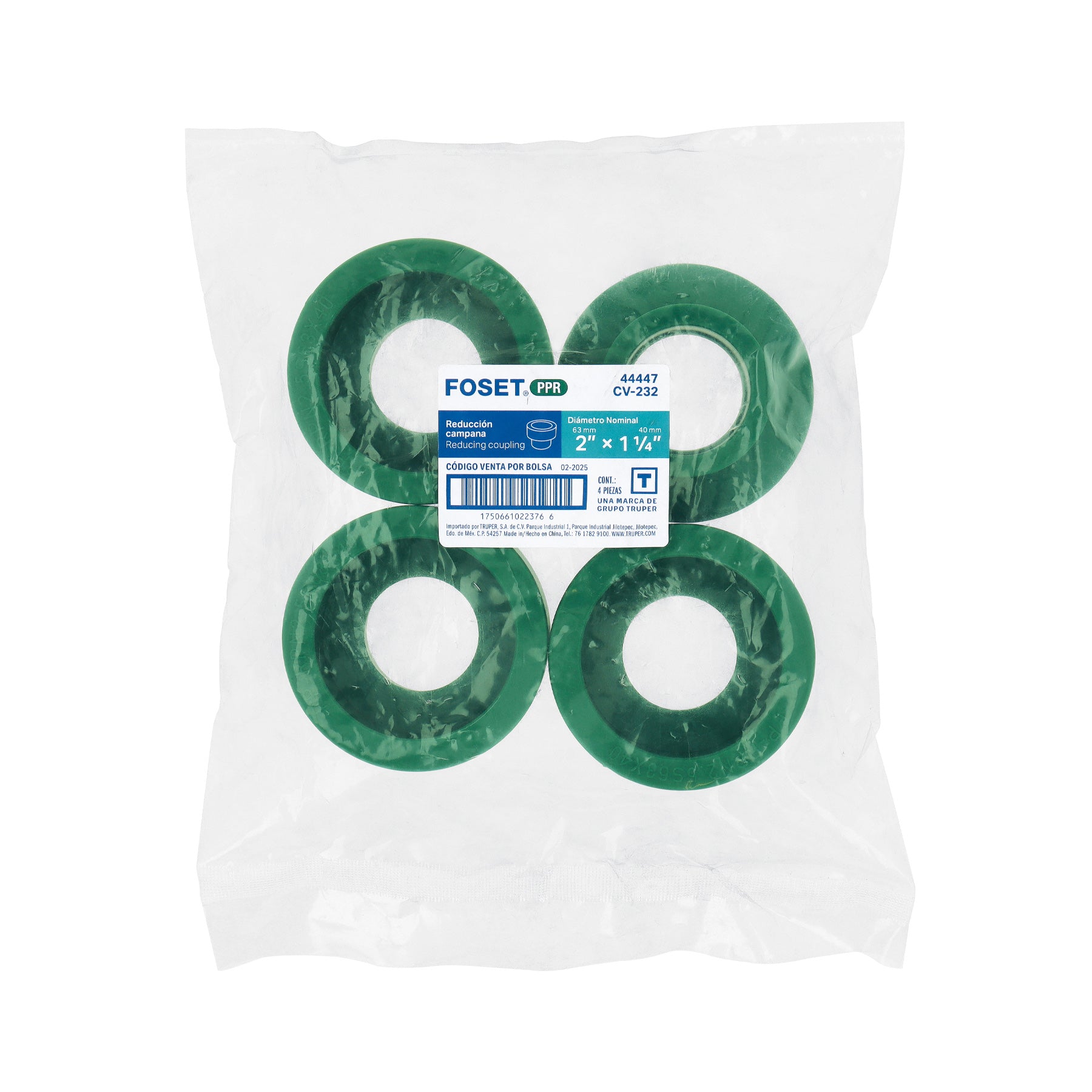 Reducción de PPR 2' x 1-1/4', FOSET