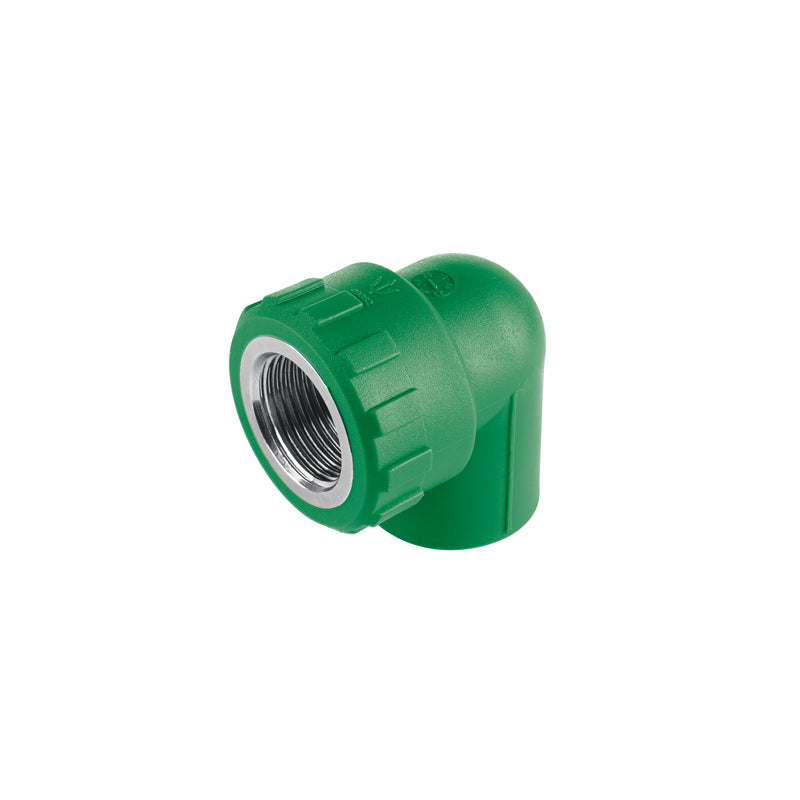 Codo 90° de PPR, 3/4", 25mm, hembra