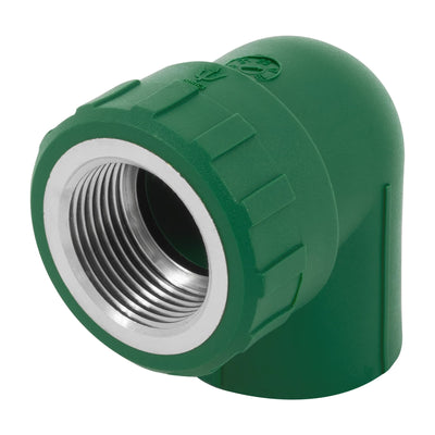 Codo 90° de PPR, 1", 32mm, hembra