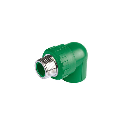 Codo 90° de PPR, 3/4", 25mm, macho