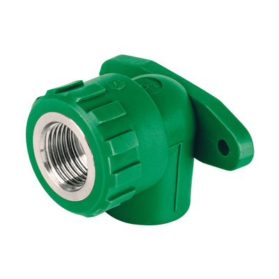 Codo oreja 90° de PPR, 1/2", hembra con inserto