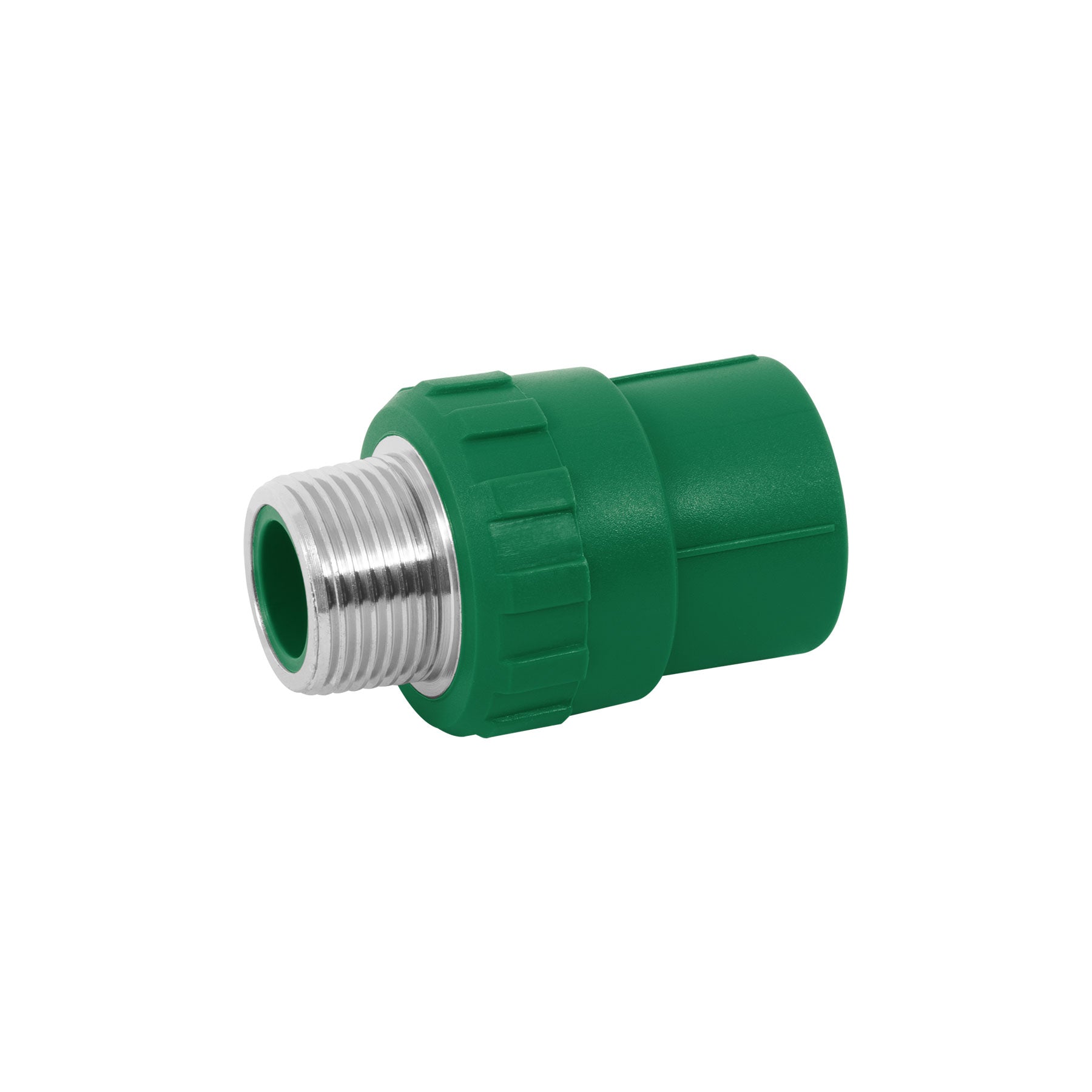Adaptador  PPR, 1/2´macho con inserto metálico, Foset