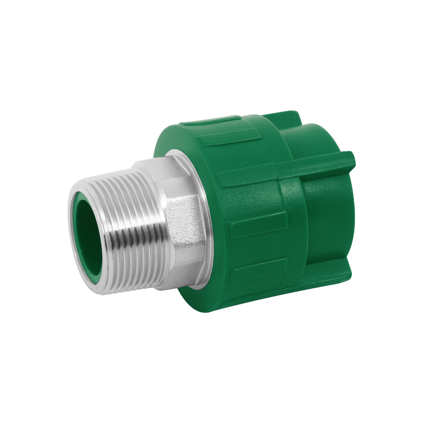Adaptador  PPR, 1-1/4' macho con inserto metalico,Foset