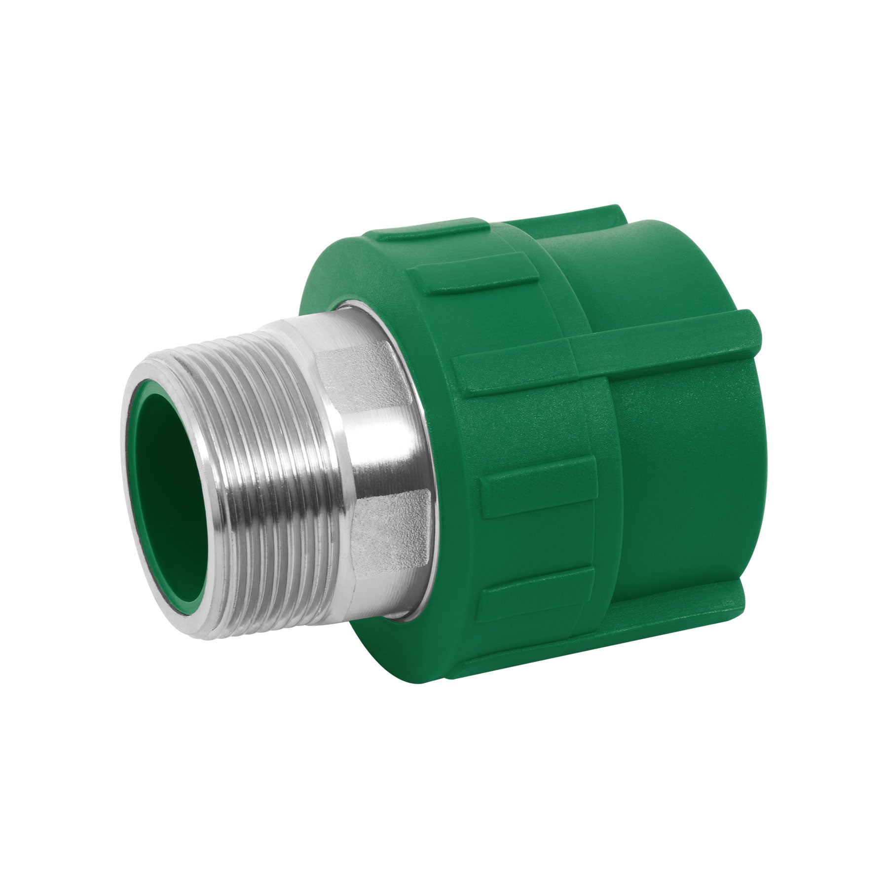 Adaptador PPR, 1-1/2' macho con inserto metalico, Foset
