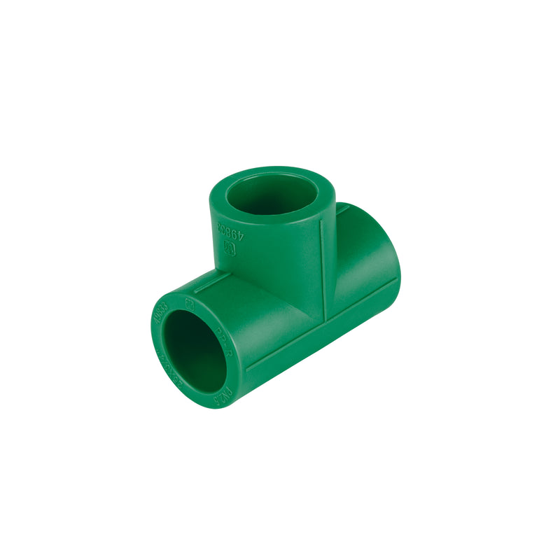 Tee de PPR sencilla, 3/4", 25mm