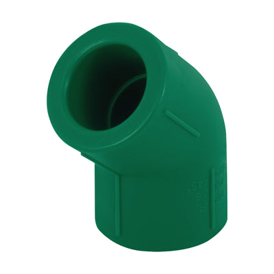 Codo 45° de PPR, 1/2", 20mm