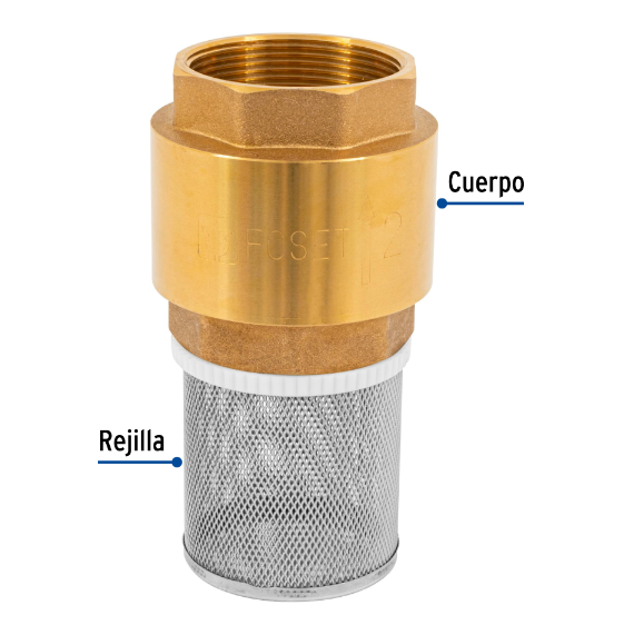 Pichancha con rejilla acero inoxidable 2"