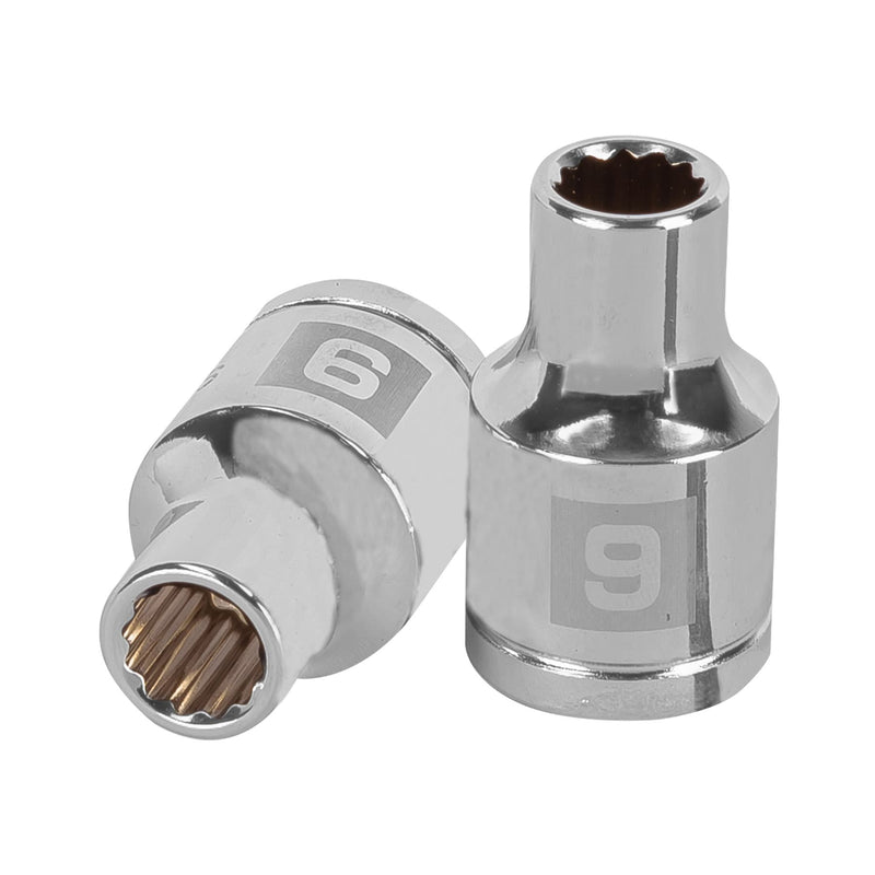 Dado de 12 puntas, cuadro 1/2" de 9mm