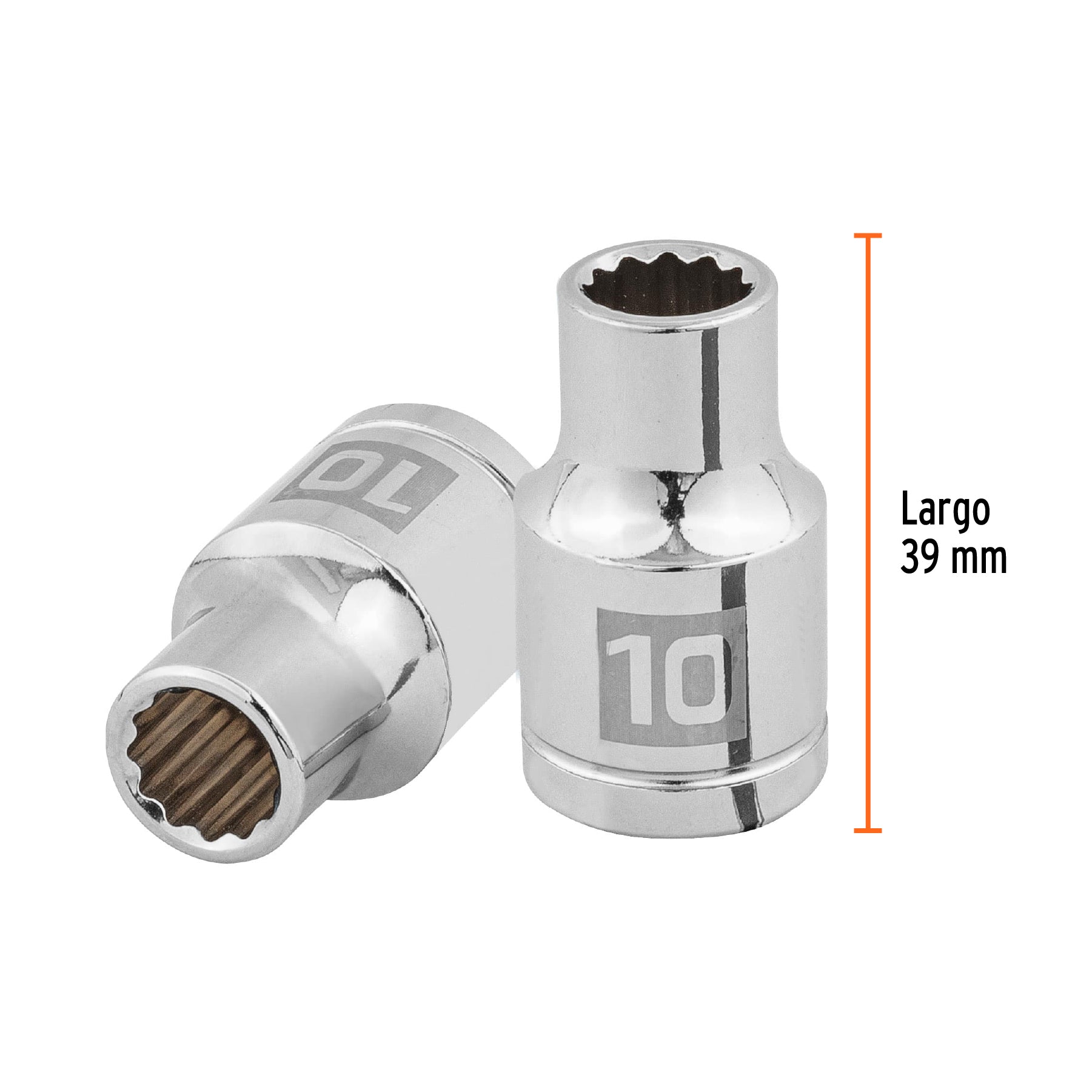 Dado de 12 puntas, cuadro 1/2" de 10mm