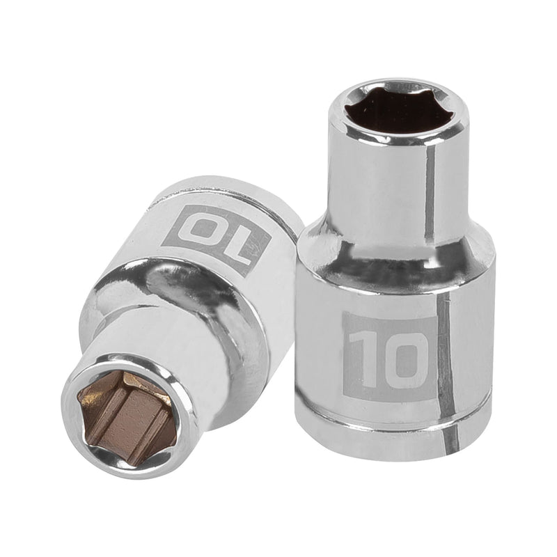 Dado de 6 puntas, cuadro 1/2" de 10mm