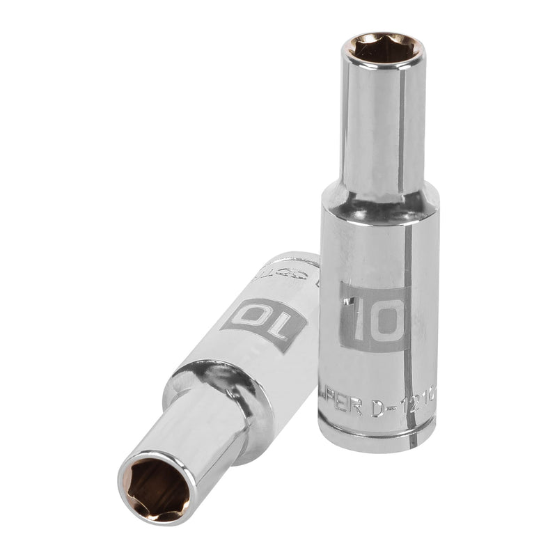 Dado de 6 puntas, cuadro 1/2" de 10mm..