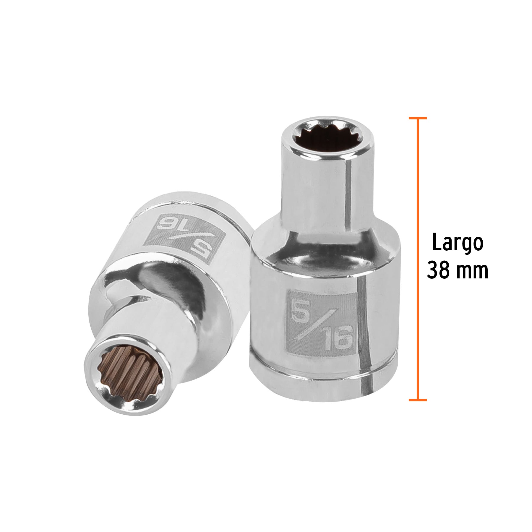 Dado de 12 puntas, cuadro 1/2" de 5/16"