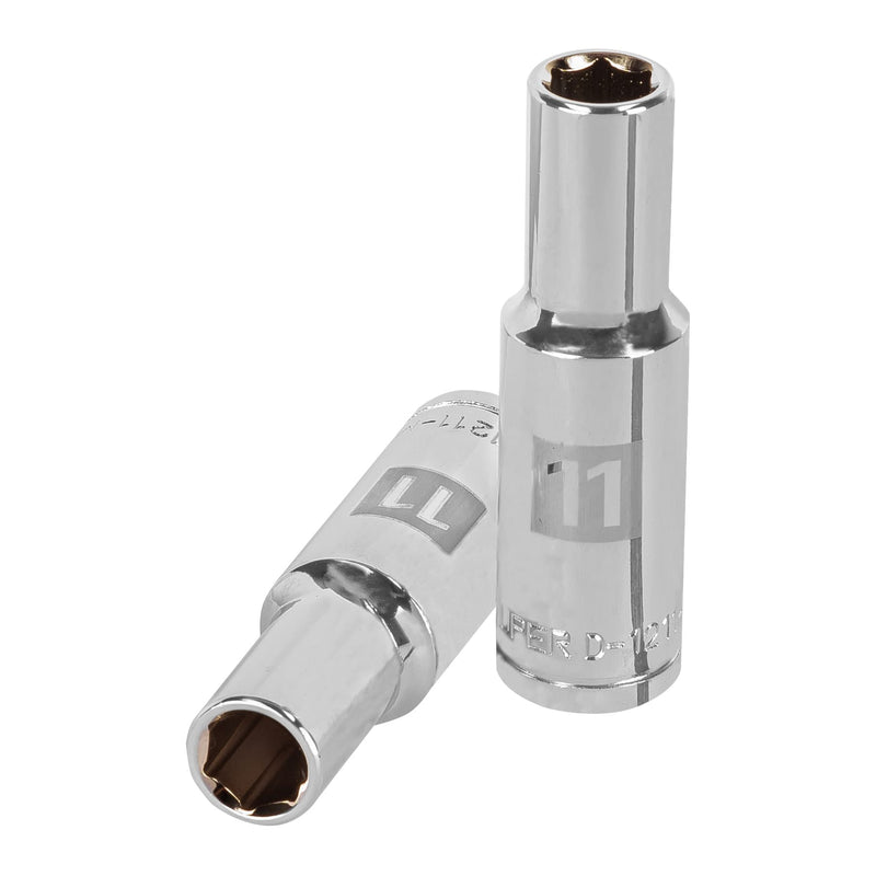 Dado de 6 puntas, cuadro 1/2" de 11mm..