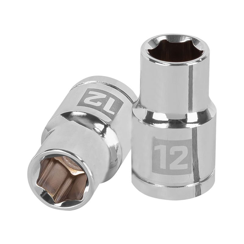 Dado de 6 puntas, cuadro 1/2" de 12mm