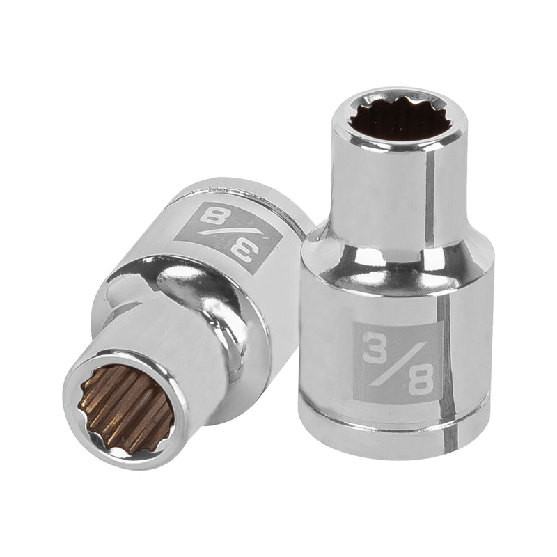Dado de 12 puntas, cuadro 1/2" de 3/8"
