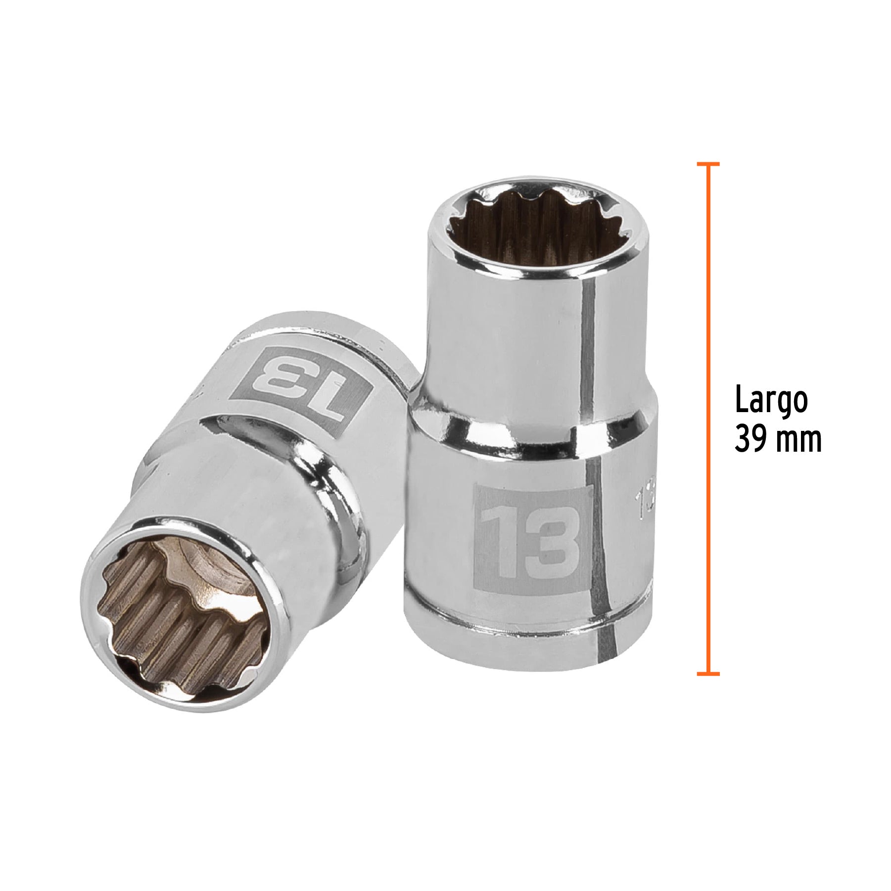 Dado de 12 puntas, cuadro 1/2" de 13mm