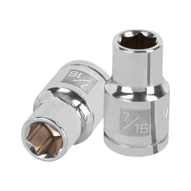 Dado de 6 puntas, cuadro 1/2" de 7/16"