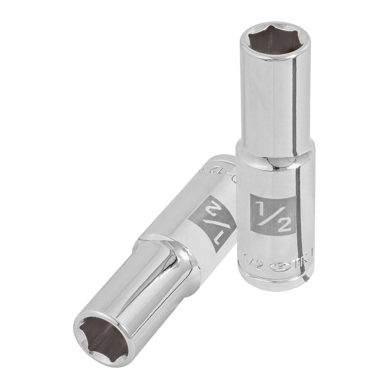 Dado de 6 puntas, largo, cuadro 1/2" de 1/2"