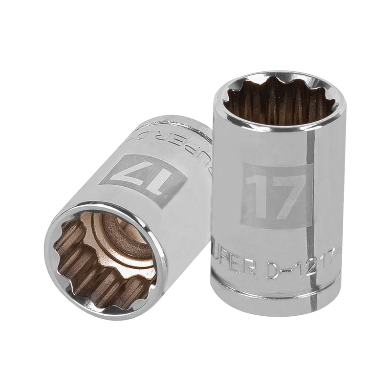 Dado de 12 puntas, cuadro 1/2" de 17mm
