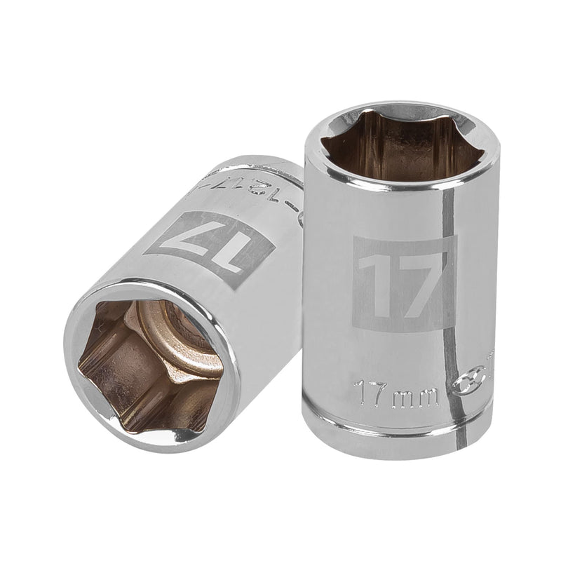 Dado de 6 puntas, cuadro 1/2" de 17mm