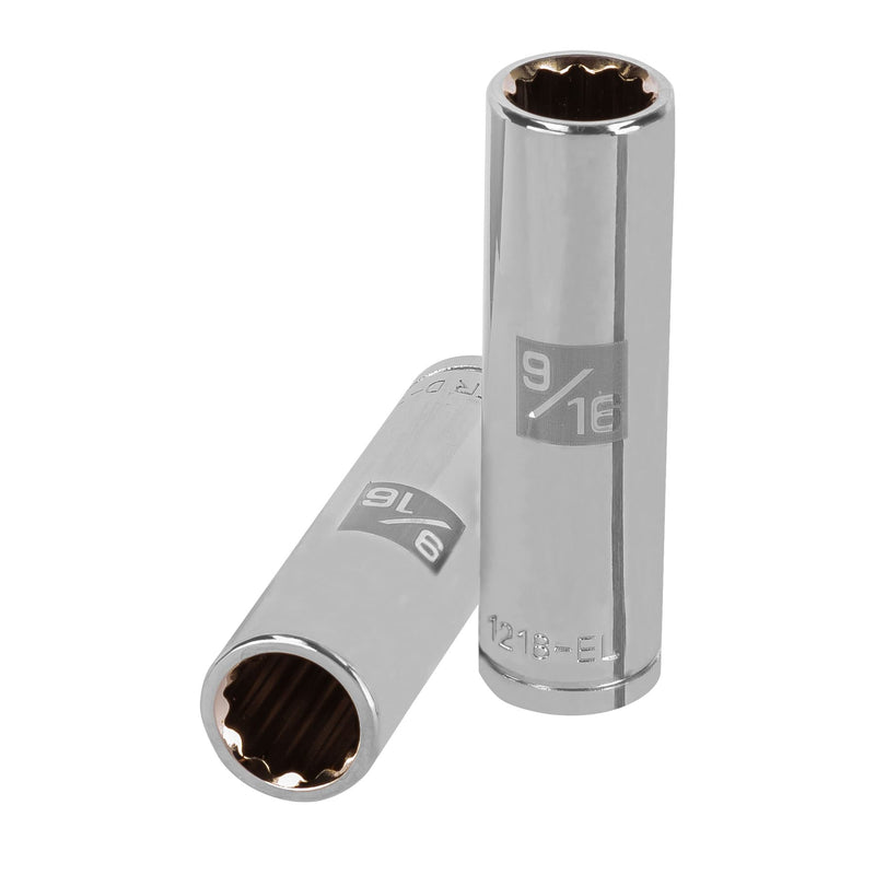 Dado de 12 puntas, largo, cuadro 1/2" de 9/16"