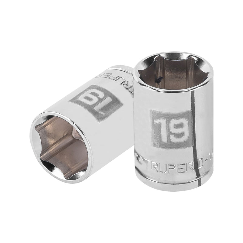 Dado de 6 puntas, cuadro 1/2" de 19mm