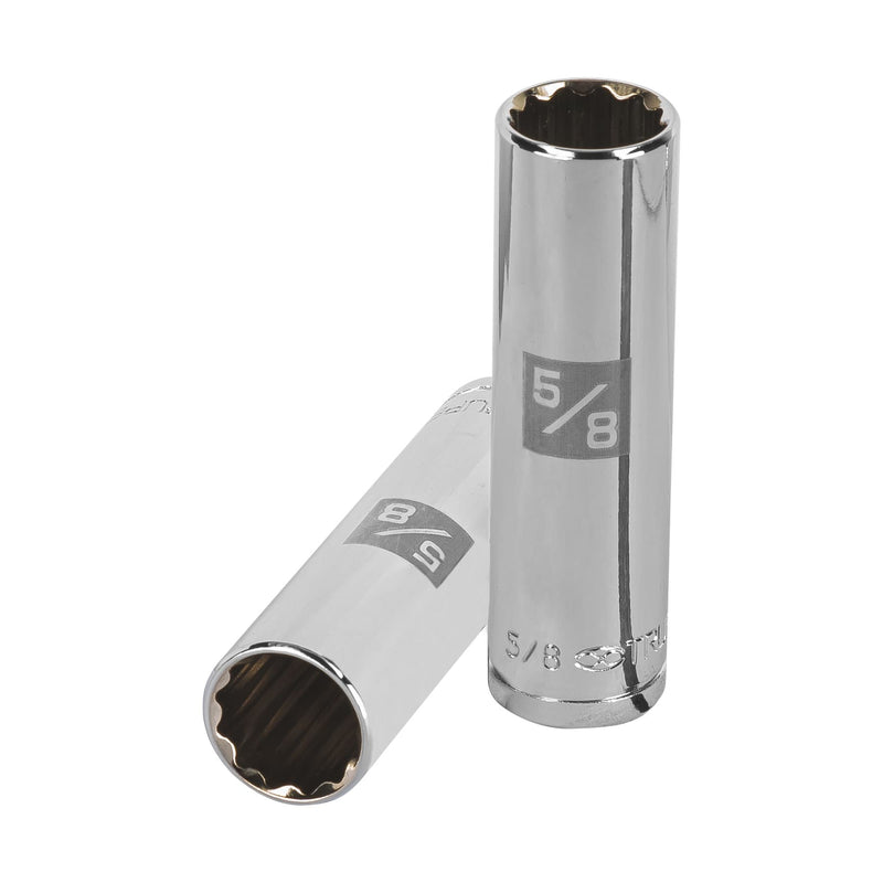 Dado de 12 puntas, largo, cuadro 1/2" de 5/8"
