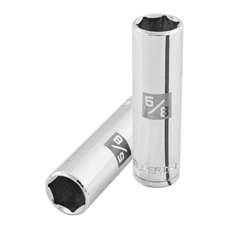 Dado de 6 puntas, largo, cuadro 1/2" de 5/8"