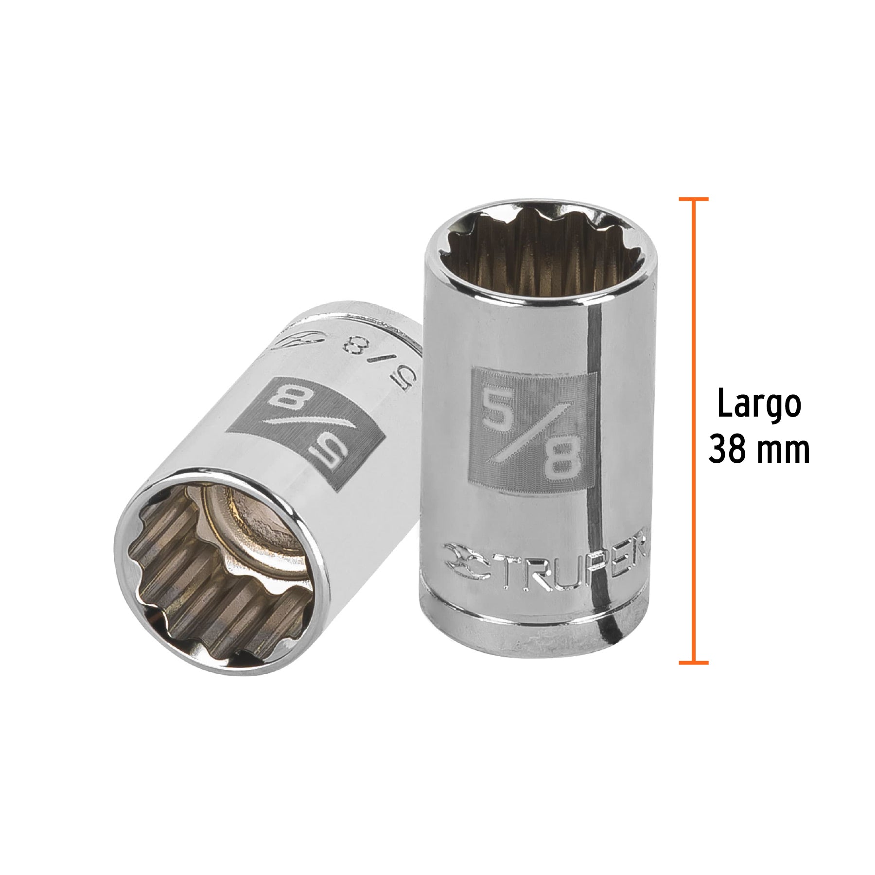 Dado de 12 puntas, cuadro 1/2" de 5/8"