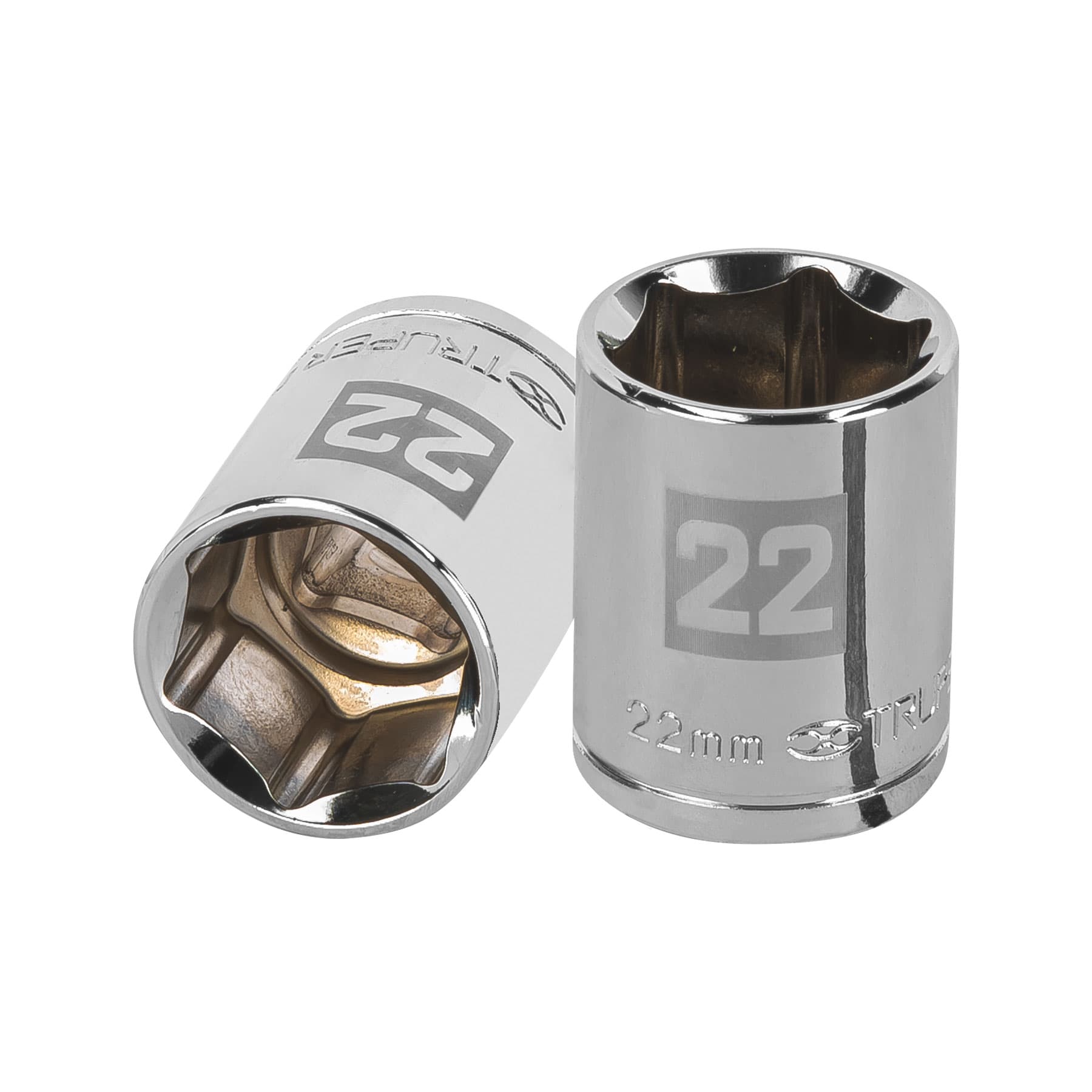 Dado de 6 puntas, cuadro 1/2" de 22mm