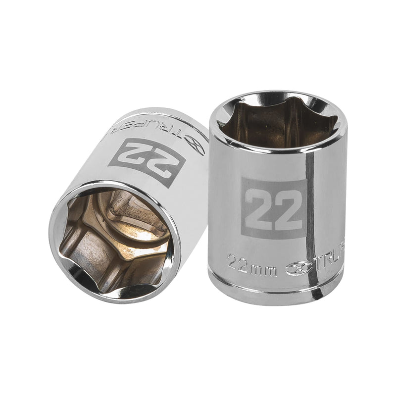 Dado de 6 puntas, cuadro 1/2" de 22mm
