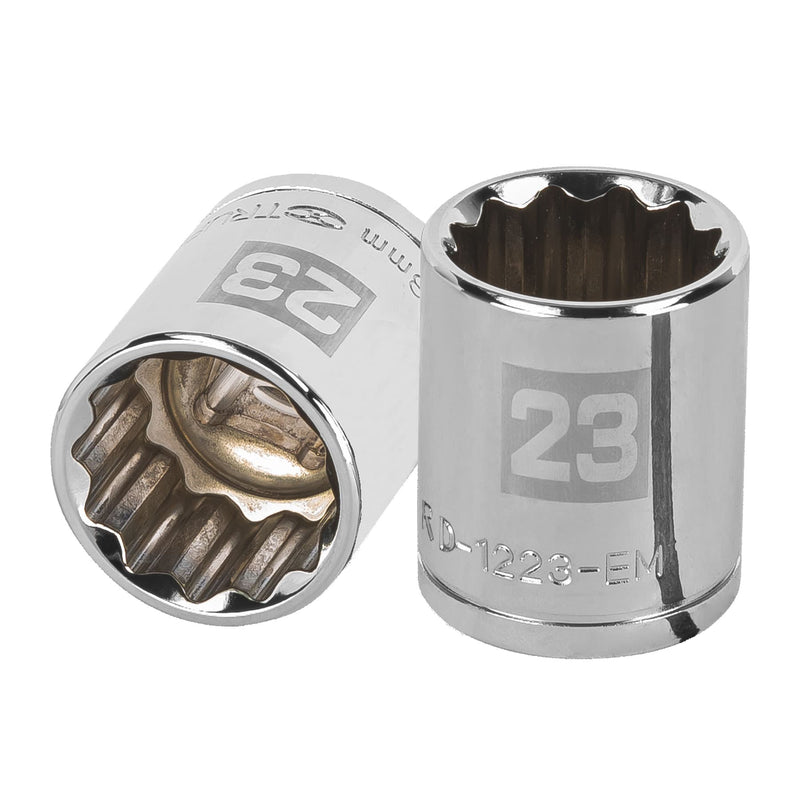 Dado de 12 puntas, cuadro 1/2" de 23mm