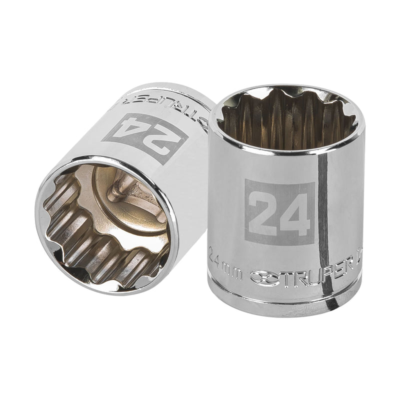 Dado de 12 puntas, cuadro 1/2" de 24mm